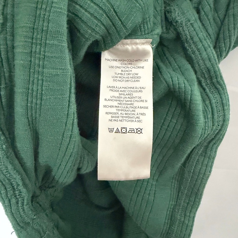 Anthropologie Pilcro Halter Top Womens XL Green Crop Tank Boho Hippie Festival - Picture 8 of 8